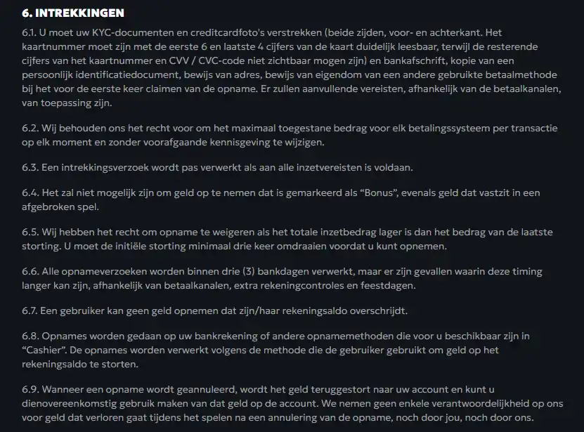 Een opnameproces met aanvraag, accountcontrole en uitbetaling als opeenvolgende stappen